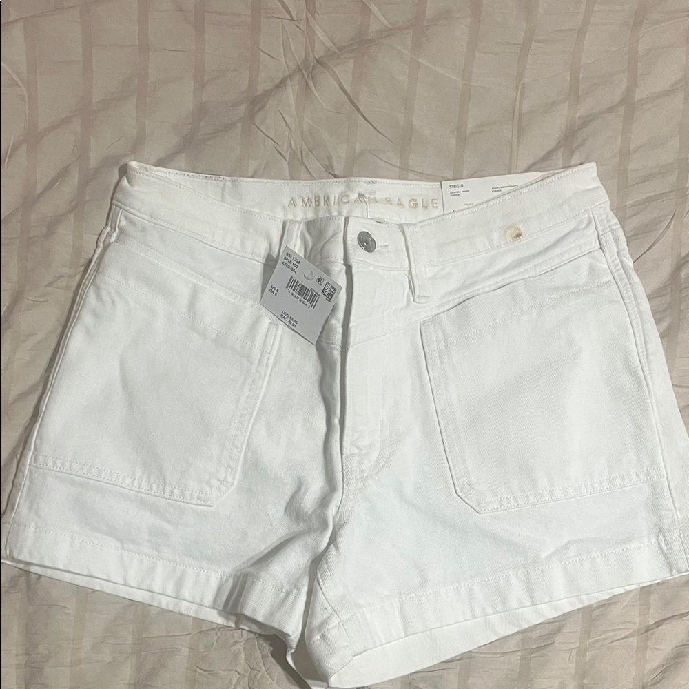 American Eagle Outfitters White Jean Shorts